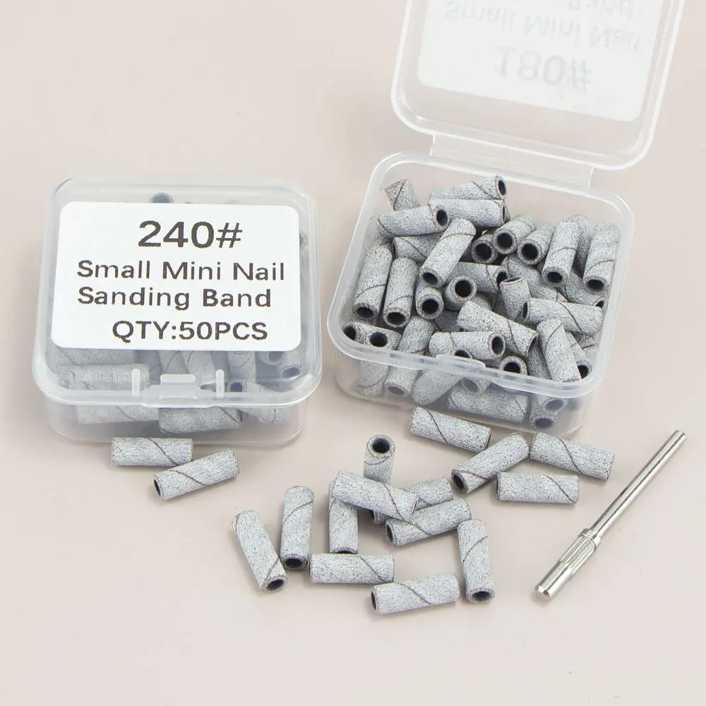 50Pcs Mini Nail Sanding Bands 240# WhiteSeamless Sanding Caps for Nail Drill Eco-Friendly Wear-Resistant Sleeves
50Pcs Mini Nail Sanding Bands 240# WhiteSeamless Sanding Caps for Nail Drill Eco-Friendly Wear-Resistant Sleeves