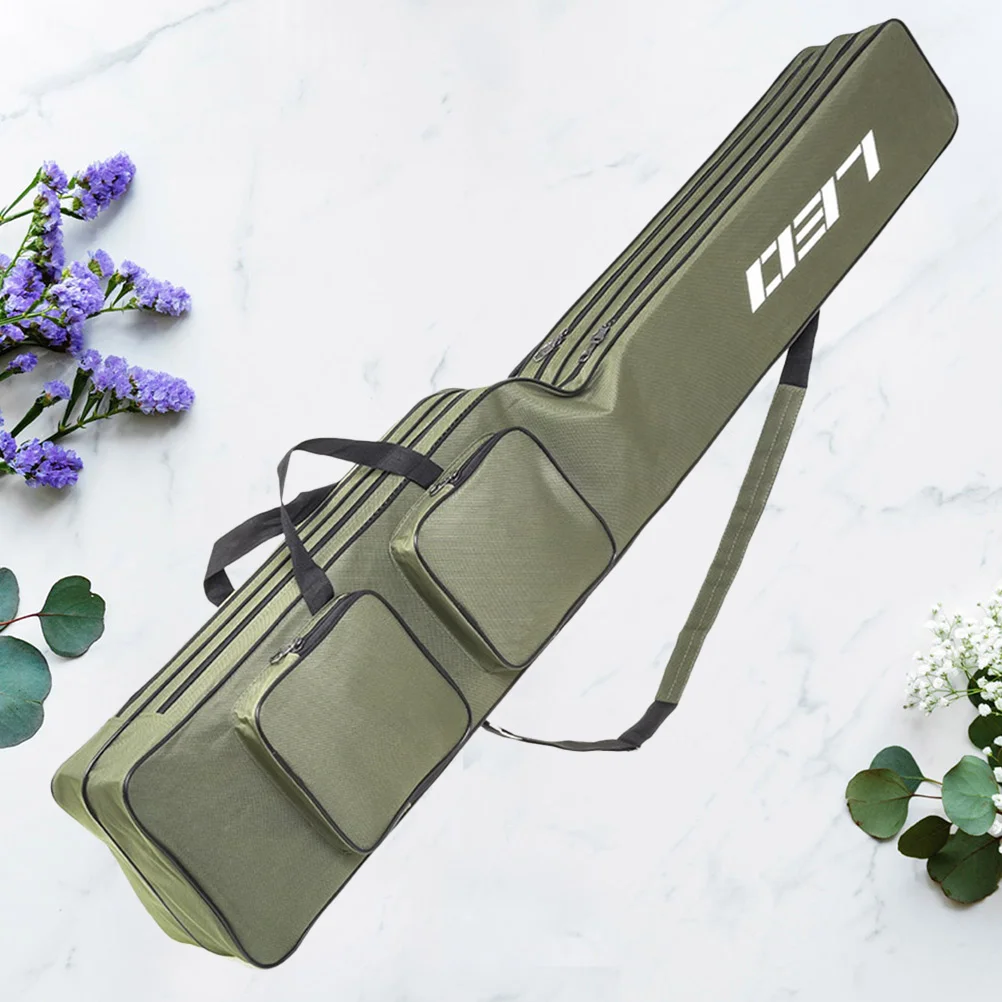 1.3 Meters Fishing Rod Bag Polyester Multi-Pockets Large Capacity Double Layer Storage Lightweight Travel Case For Outdoor
1.3 Meters Fishing Rod Bag Polyester Multi-Pockets Large Capacity Double Layer Storage Lightweight Travel Case For Outdoor