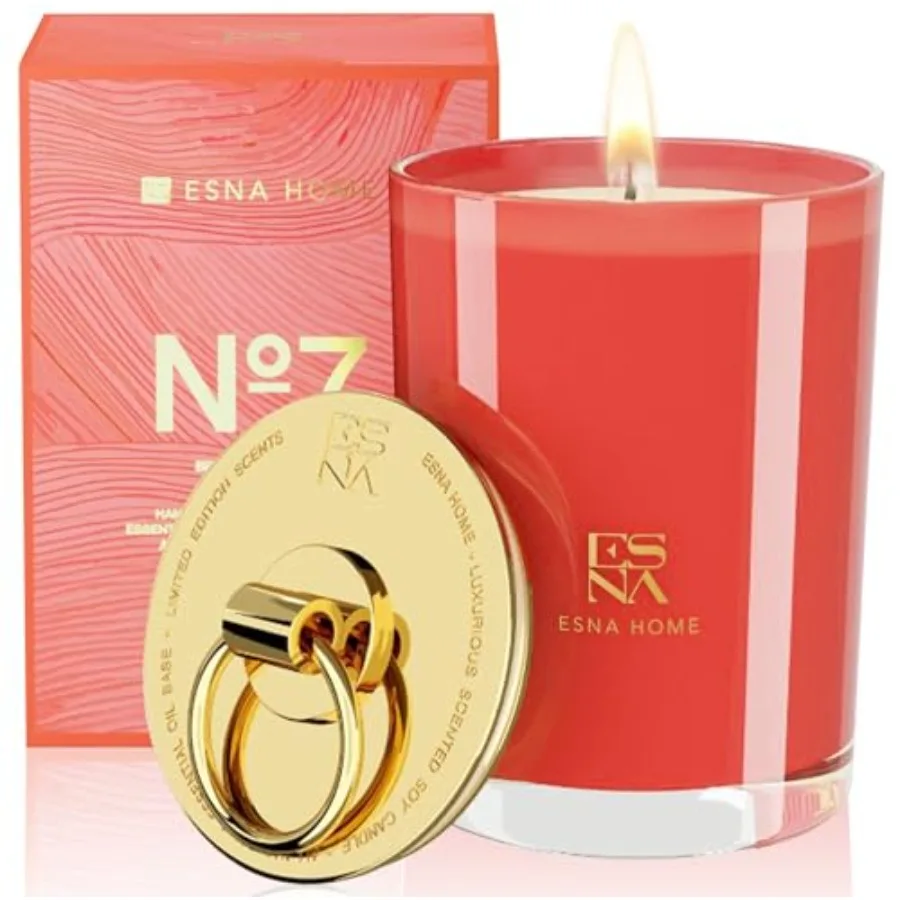 Luxury Highly Scented Soy Candle Natural Lavender Essential Oils Aromatherapy Candles for Relaxation Unique Gifts for Women Liv
Luxury Highly Scented Soy Candle Natural Lavender Essential Oils Aromatherapy Candles for Relaxation Unique Gifts for Women Liv