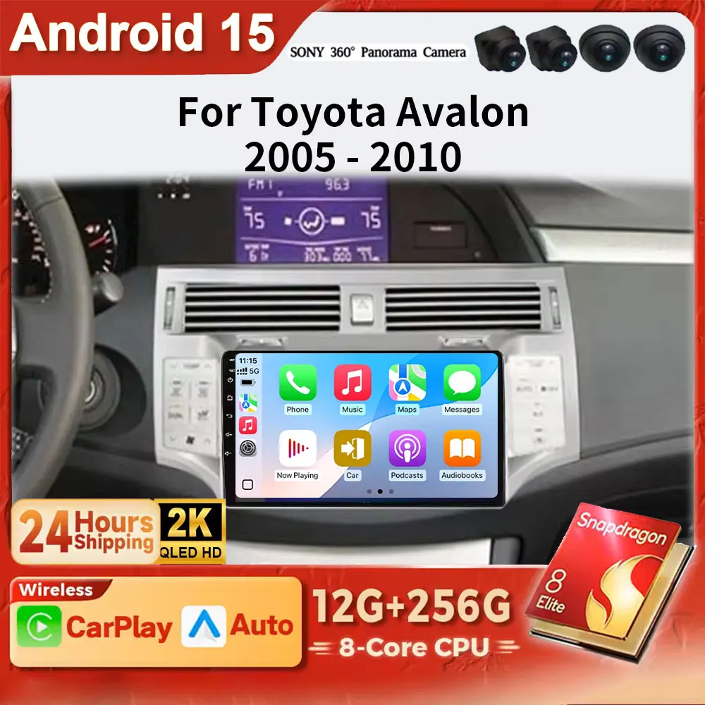 Автомагнитола Android 15 2K QLED с Carplay для Toyota Avalon 3 2005-2010, мультимедийный плеер 4G, 2DIN, WIFI, BT
Автомагнитола Android 15 2K QLED с Carplay для Toyota Avalon 3 2005-2010, мультимедийный плеер 4G, 2DIN, WIFI, BT