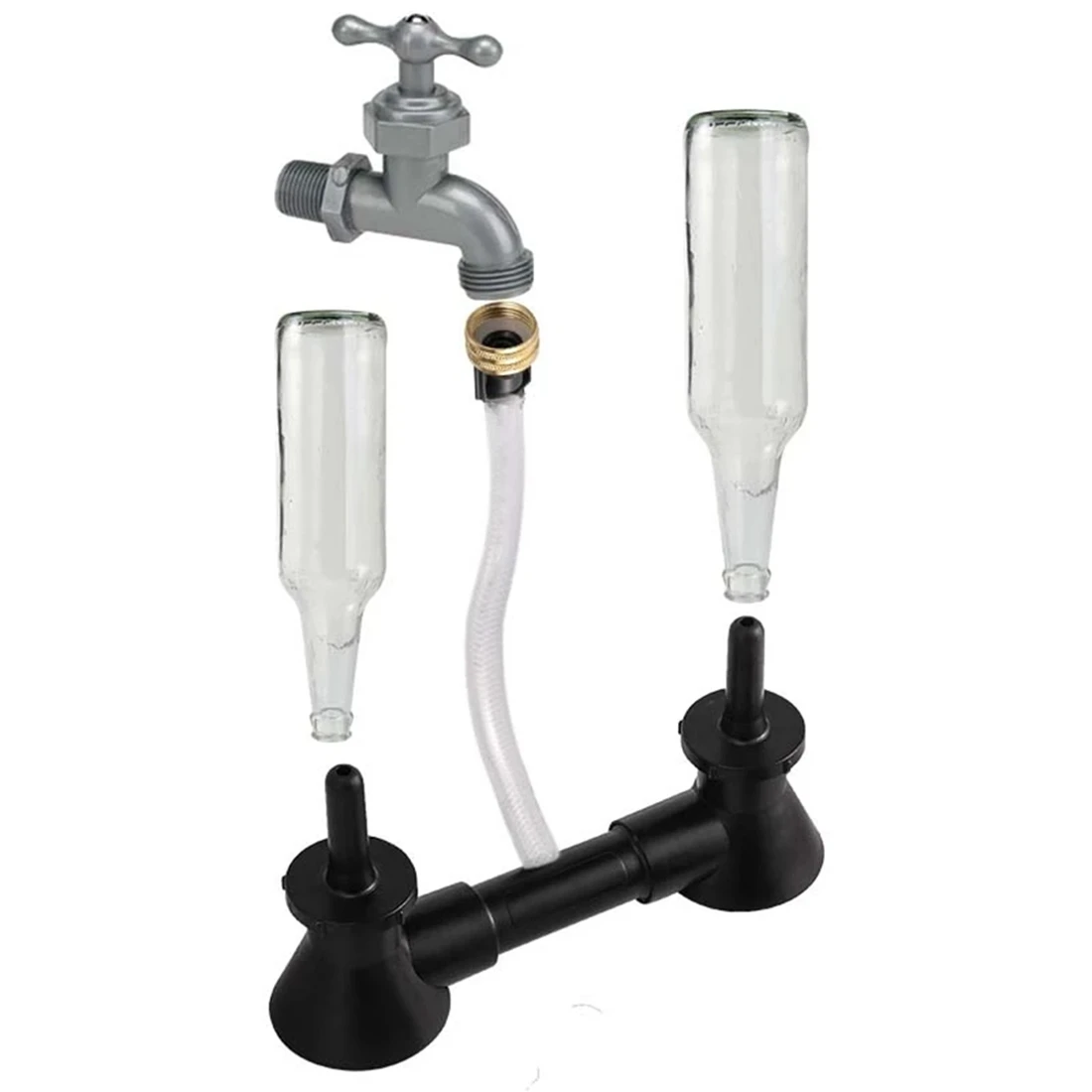 Double Head Wine Rinser Beer Bottle Washer Homebrew Beer & Wine Cleaning Equipment Cleaner with Kitchen Faucet Bar Tools
Double Head Wine Rinser Beer Bottle Washer Homebrew Beer & Wine Cleaning Equipment Cleaner with Kitchen Faucet Bar Tools