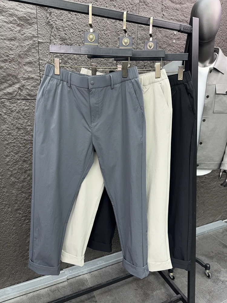 Pampa & мужские удобные облегающие повседневные брюки весна-лето прямые брюки с эластичной резинкой на талии однотонные длинные брюки
Pampa & мужские удобные облегающие повседневные брюки весна-лето прямые брюки с эластичной резинкой на талии однотонные длинные брюки