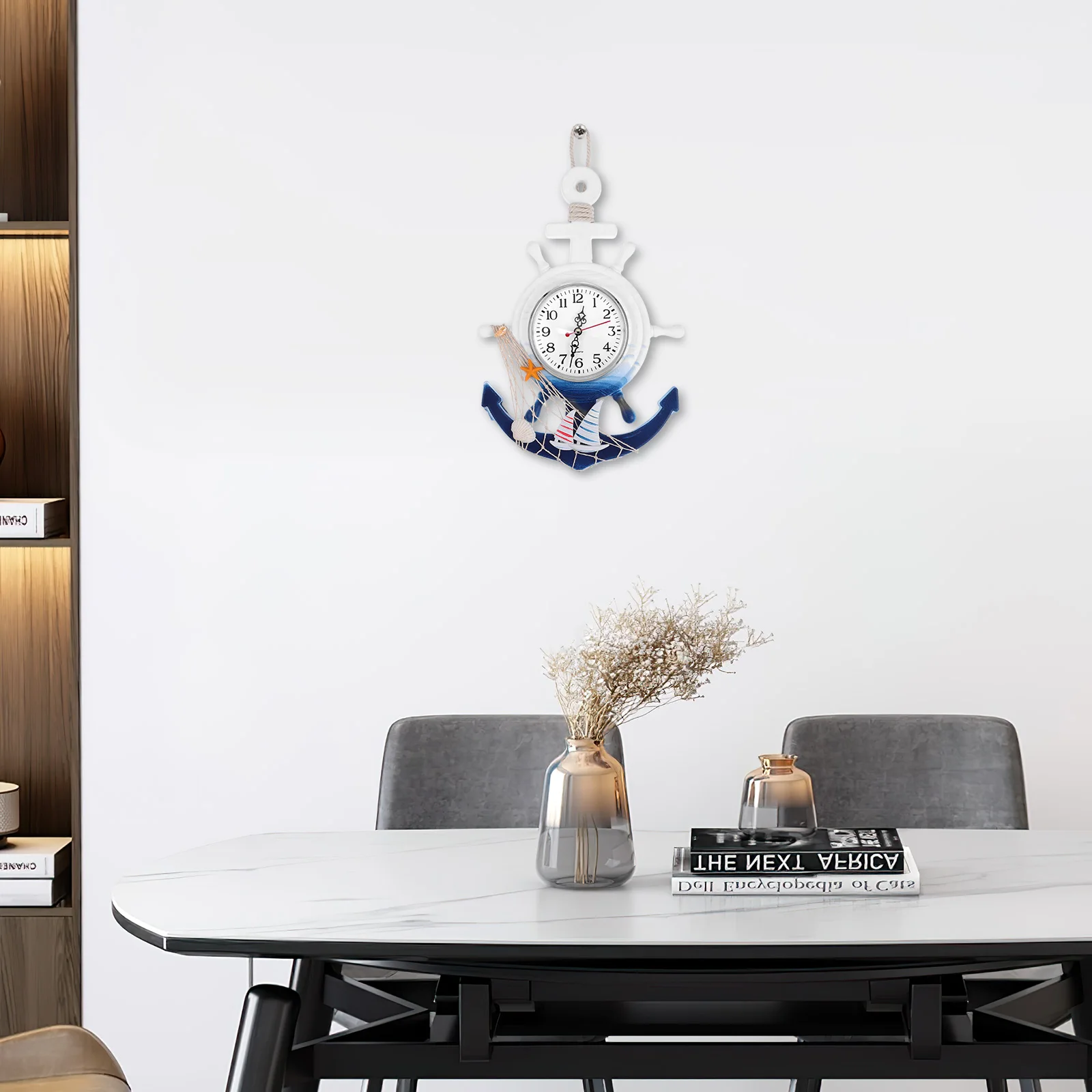 Rudder Anchor Sail Boat Wall Hanging Nautical Coastal Decorative Mirror Surface Wooden Plastic Mediterranean Style Wall 
Rudder Anchor Sail Boat Wall Hanging Nautical Coastal Decorative Mirror Surface Wooden Plastic Mediterranean Style Wall