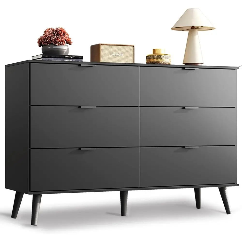 47 Wide 6 Drawer Wooden Chest - Storage Organizer for TV Stand, 55 TV, Living Room, Hallway, Closet
47 Wide 6 Drawer Wooden Chest - Storage Organizer for TV Stand, 55 TV, Living Room, Hallway, Closet