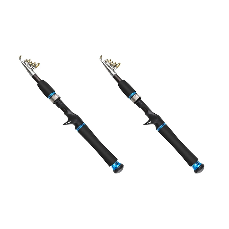 2X Fishing Rods Telescopic Fishing Pole Durable Lightweight Sensitive 2.1M Carbon Fiber Ultralight Travel Trout Fishing
2X Fishing Rods Telescopic Fishing Pole Durable Lightweight Sensitive 2.1M Carbon Fiber Ultralight Travel Trout Fishing