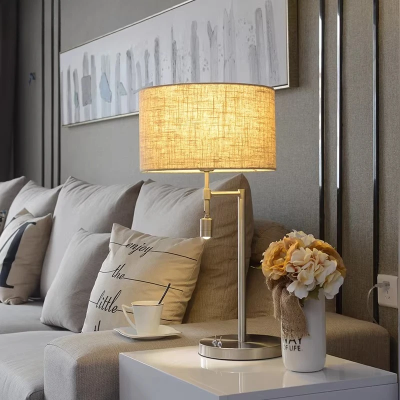Modern Stainless Steel Table Lamp LED Living Room Study Bedroom Bedside Hotel Designer Minimalist Fabric Art Reading Desk Lights
Modern Stainless Steel Table Lamp LED Living Room Study Bedroom Bedside Hotel Designer Minimalist Fabric Art Reading Desk Lights