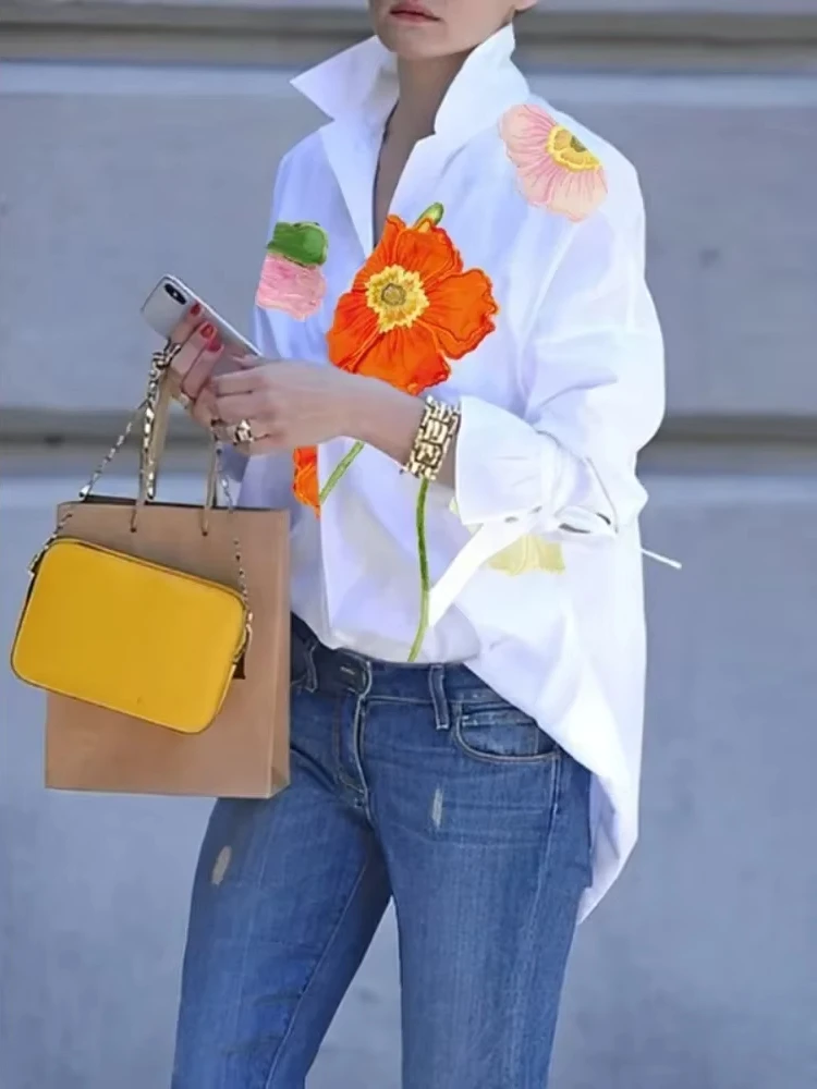 Yeezzi Female Stylish Floral Printed Lapel Shirts 2025 New Spring Long Sleeves Loose Urban Casual Office Blouse Tops For Women
Yeezzi Female Stylish Floral Printed Lapel Shirts 2025 New Spring Long Sleeves Loose Urban Casual Office Blouse Tops For Women