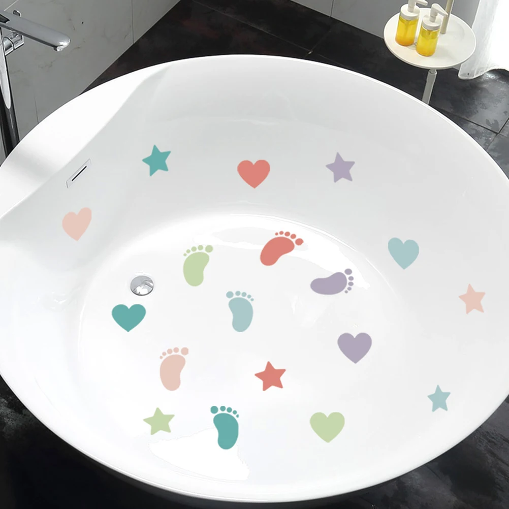 Non-slip Bathtub Stickers 6 Sheets PVC Safety Smooth Surface Shower Floor Bathrooms Cartoon Design Dust-proof Water-resistant
Non-slip Bathtub Stickers 6 Sheets PVC Safety Smooth Surface Shower Floor Bathrooms Cartoon Design Dust-proof Water-resistant