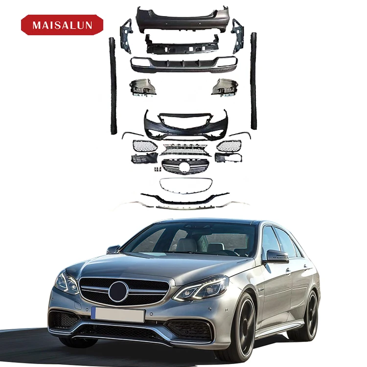 Body Kit for Benz W212 LCI Upgrade to E63 Style With Front Rear Bumper Side Skirts Exhaust Tips Front Lip Diffuser Grill
Body Kit for Benz W212 LCI Upgrade to E63 Style With Front Rear Bumper Side Skirts Exhaust Tips Front Lip Diffuser Grill