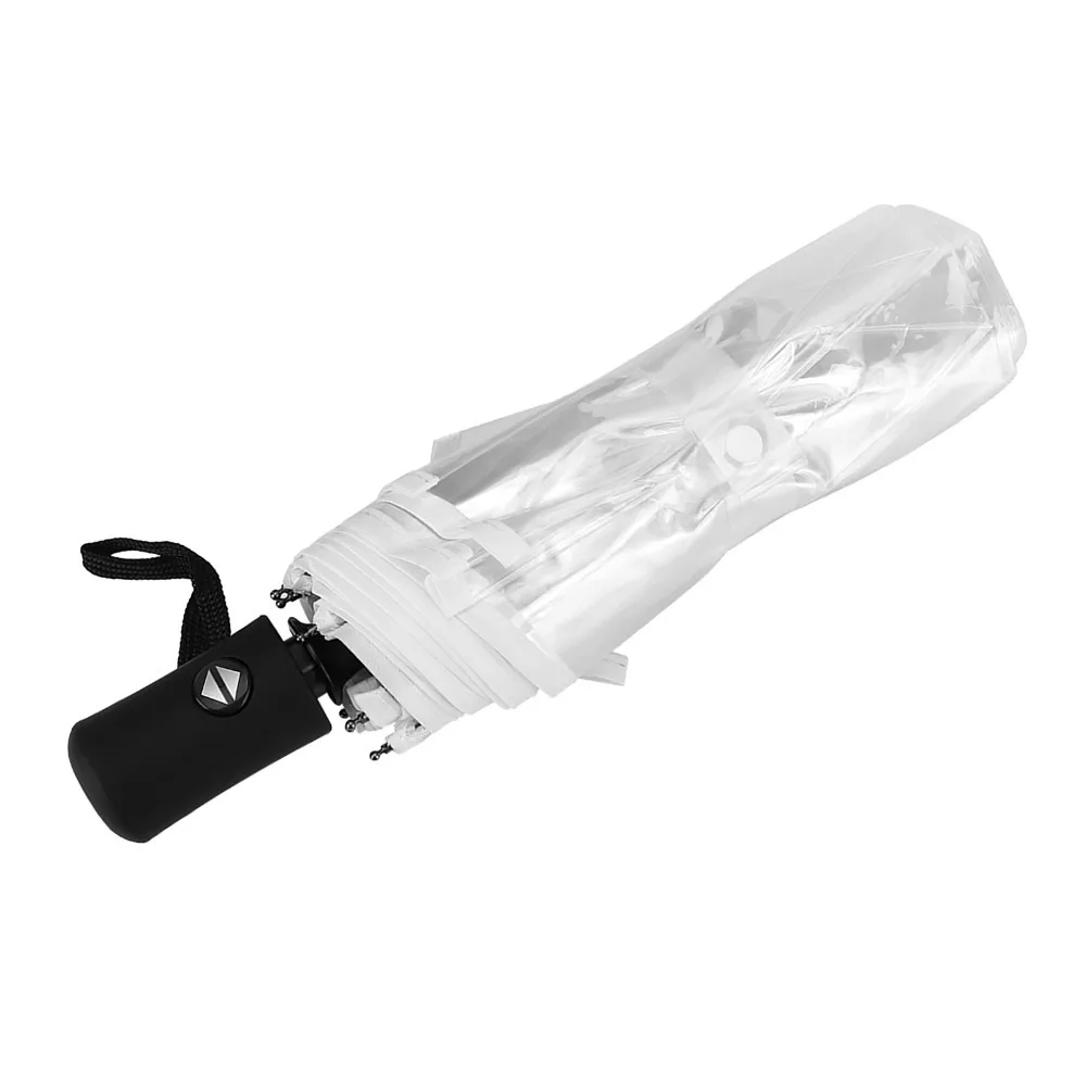 Windproof Transparent Transparent Umbrella 3-fold Automatic Automatic Folding Umbrella Folding Clear Rain Umbrella Rainy Days
Windproof Transparent Transparent Umbrella 3-fold Automatic Automatic Folding Umbrella Folding Clear Rain Umbrella Rainy Days