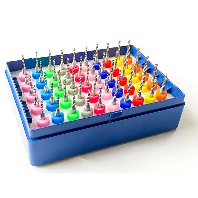 50Pcs PCB Drill Bit Set Carbide Micro Drill Bits 1/8'' Shank for PCB Circuit Board CNC Engraving Drilling Tools
50Pcs PCB Drill Bit Set Carbide Micro Drill Bits 1/8'' Shank for PCB Circuit Board CNC Engraving Drilling Tools