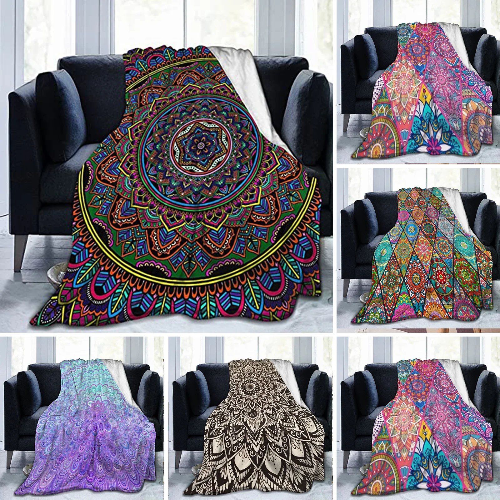 Mandala Throw Blanket Purple Mandala Flannel Throw Blanket for Women Soft Lightweight Air Conditioner Blanket for Bed Sofa Couch
Mandala Throw Blanket Purple Mandala Flannel Throw Blanket for Women Soft Lightweight Air Conditioner Blanket for Bed Sofa Couch