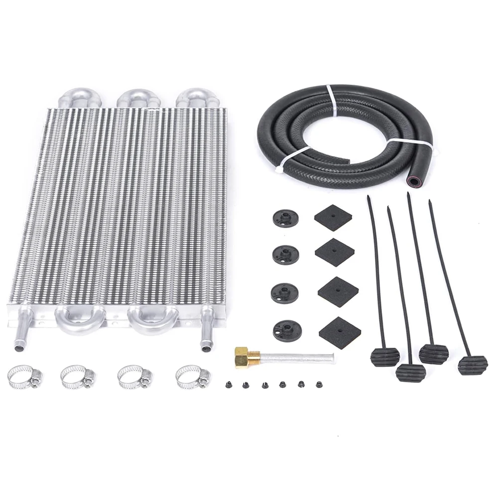 6 Rows Aluminum Transmission Oil Cooler Universal 6 Pass Tube and Fin Transmission Cooler Kit
6 Rows Aluminum Transmission Oil Cooler Universal 6 Pass Tube and Fin Transmission Cooler Kit