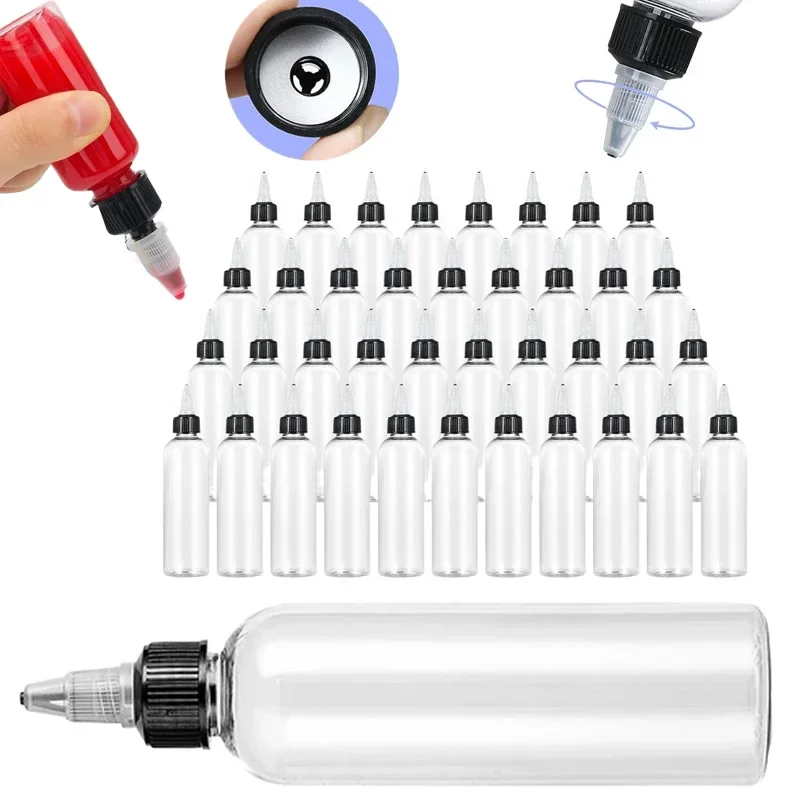 30Pcs 30-125ml Mini Plastic Dispensing Bottles with Twist Top Caps Tattoo Applicator Containers For Liquids Lotion Paint Ink Oil
30Pcs 30-125ml Mini Plastic Dispensing Bottles with Twist Top Caps Tattoo Applicator Containers For Liquids Lotion Paint Ink Oil