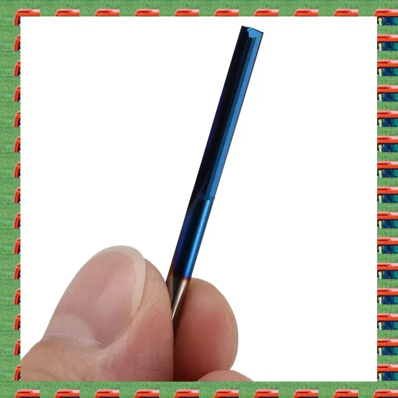 ABMO 10Pcs 3.175 Shank Blue Coated Straight End Mill 2 Flute Carbide Milling Cutter For Wood MDF Plastic CNC Engraving Bit
ABMO 10Pcs 3.175 Shank Blue Coated Straight End Mill 2 Flute Carbide Milling Cutter For Wood MDF Plastic CNC Engraving Bit
