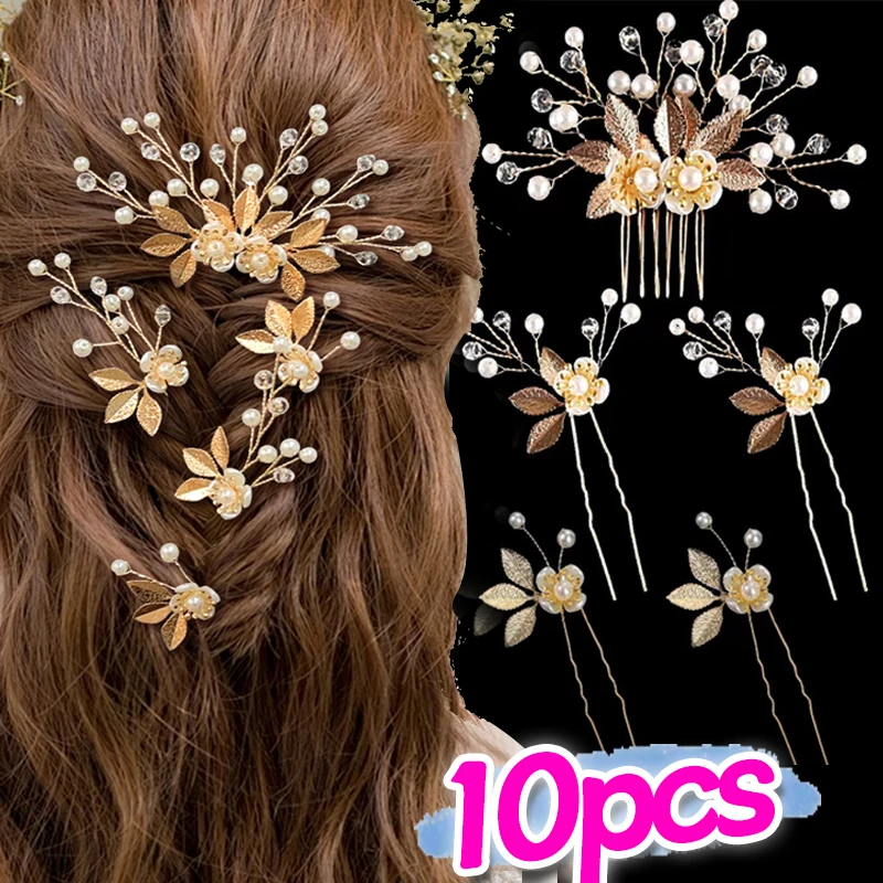 Bride Wedding Hairpin Hair Accessories Set Crystal Hair Clips Side Combs Women Party Jewelry Romantic Luxury Headwear Hairpieces
Bride Wedding Hairpin Hair Accessories Set Crystal Hair Clips Side Combs Women Party Jewelry Romantic Luxury Headwear Hairpieces