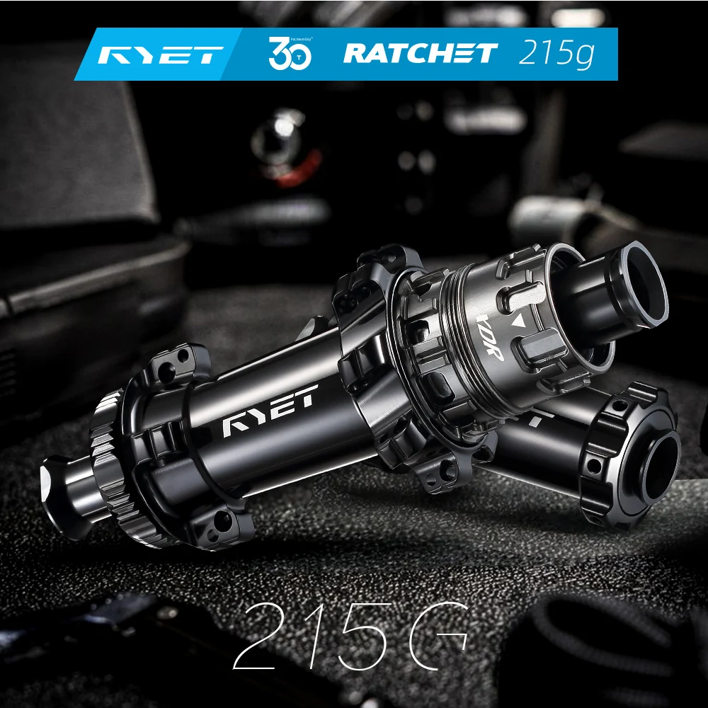 RYET 30T Patented Ratchet Road Hubs 215g Ultralight Center Lock Disc 21H/24H Straightpull HG XDR High Engagement
RYET 30T Patented Ratchet Road Hubs 215g Ultralight Center Lock Disc 21H/24H Straightpull HG XDR High Engagement