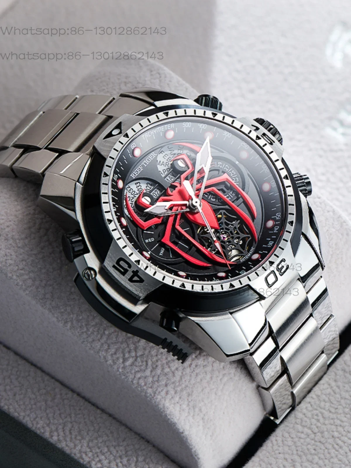 Swiss automatic mechanical watches,fashion trends, waterproof luminous large dial, high-end designer watches
Swiss automatic mechanical watches,fashion trends, waterproof luminous large dial, high-end designer watches