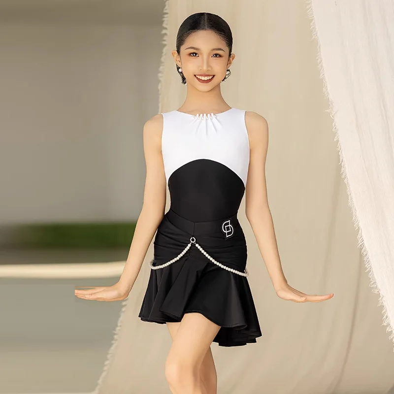 New Latin Dance Costume For Girls Children Dancing Dress Cha Cha Tango Waltz Performance Wear Samba Rumba Practice Skirt VBH1560
New Latin Dance Costume For Girls Children Dancing Dress Cha Cha Tango Waltz Performance Wear Samba Rumba Practice Skirt VBH1560