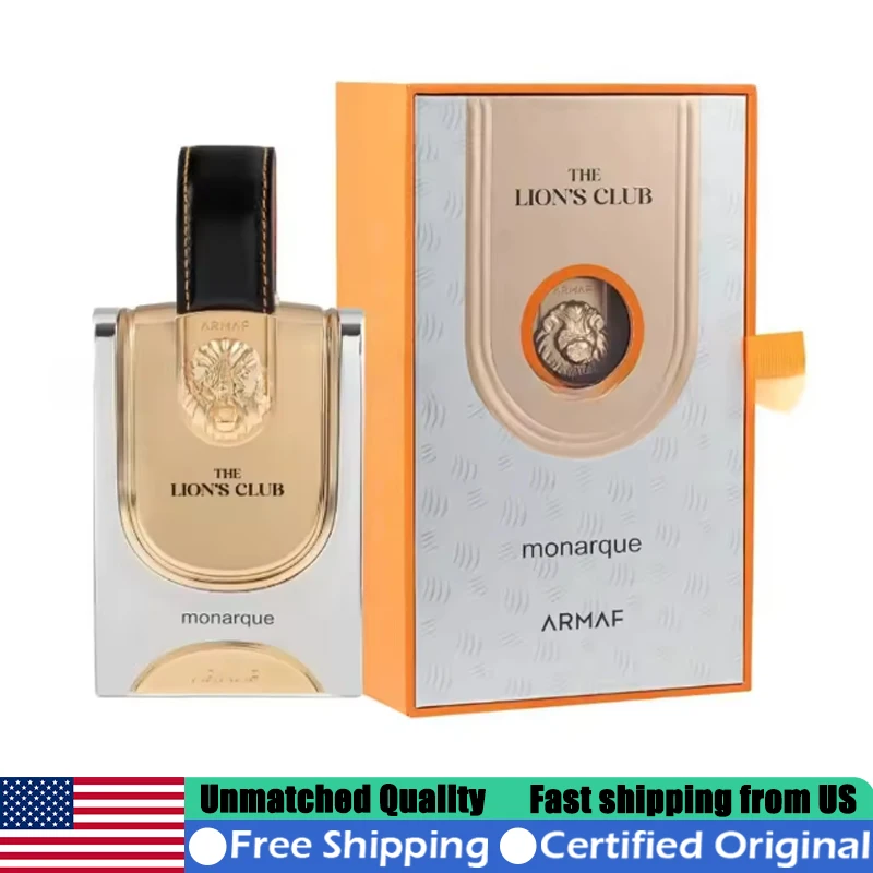 Armaf The Lion's Club Monarque EDP Pheromones Perfume 3.4 Ounce Lasting Natural Oriental Vanilla 100 ML Original Arab Perfumes
Armaf The Lion's Club Monarque EDP Pheromones Perfume 3.4 Ounce Lasting Natural Oriental Vanilla 100 ML Original Arab Perfumes