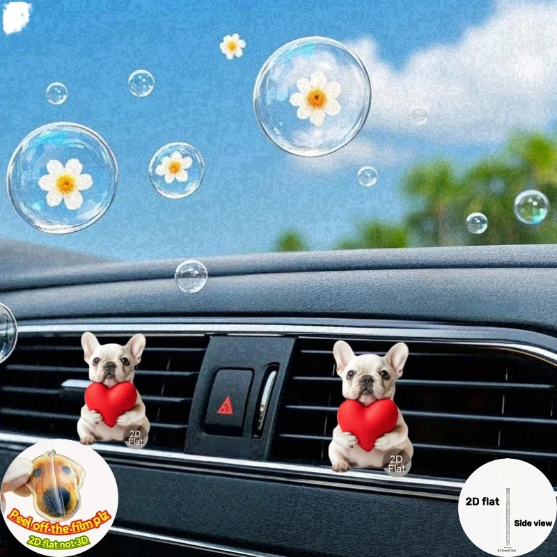2D Flat Acrylic Cute Bulldog Car Air Conditioner Outlet Aromatherapy auto Decor Clip Car perfume vehicle accessory holiday Gift
2D Flat Acrylic Cute Bulldog Car Air Conditioner Outlet Aromatherapy auto Decor Clip Car perfume vehicle accessory holiday Gift