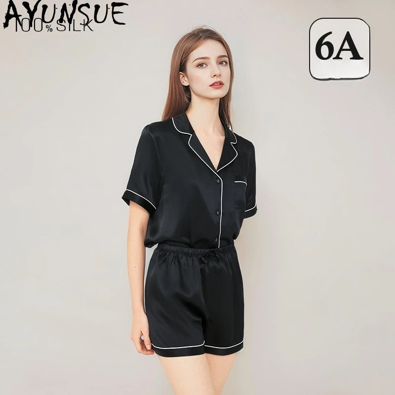AYUNSUE 16 мм 100% натуральный шелк, одежда для сна, женская домашняя одежда, сексуальная одежда для сна, летние пижамные комплекты, комплект из двух предметов Пижама Женская
AYUNSUE 16 мм 100% натуральный шелк, одежда для сна, женская домашняя одежда, сексуальная одежда для сна, летние пижамные комплекты, комплект из двух предметов Пижама Женская