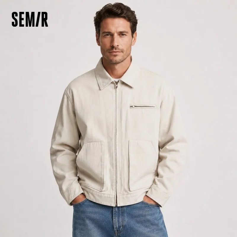 Semir Denim Jacket Men Vintage Detroit Style Workwear Pure Cotton Casual Outdoor Coat 2025 Autumn Winter Fashion
Semir Denim Jacket Men Vintage Detroit Style Workwear Pure Cotton Casual Outdoor Coat 2025 Autumn Winter Fashion