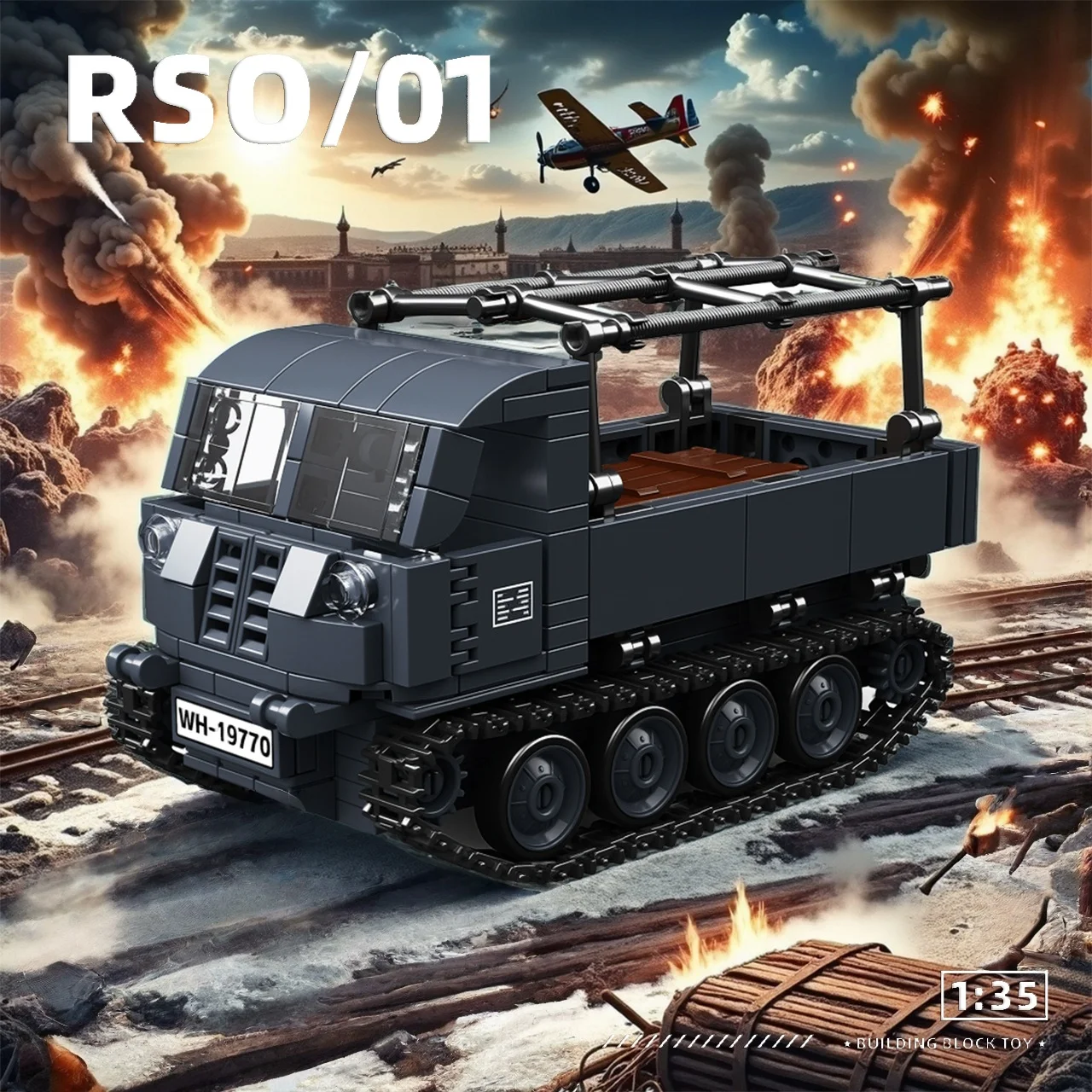 RSO-01 tractor Building Blocks Set Classic Model Series DIY Assembly Toys Xmas Gift Parts Brick Toy MOC Model Bricks Toys
RSO-01 tractor Building Blocks Set Classic Model Series DIY Assembly Toys Xmas Gift Parts Brick Toy MOC Model Bricks Toys