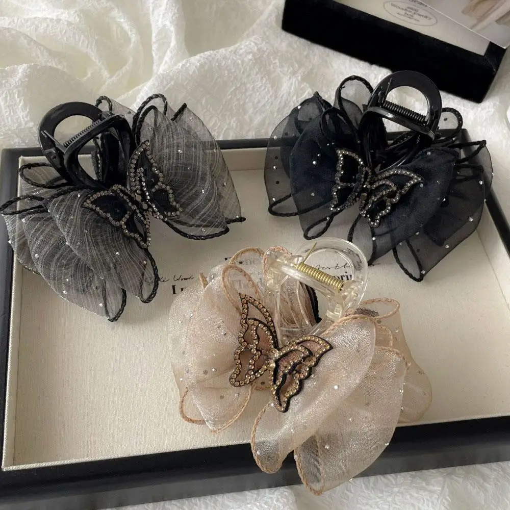 Double Layer Butterfly Mesh Bubble Claw Clip Hair Accessories Bling Bowknot Hair Clip DIY Chic Super Fairy Rhinestone Shark Clip
Double Layer Butterfly Mesh Bubble Claw Clip Hair Accessories Bling Bowknot Hair Clip DIY Chic Super Fairy Rhinestone Shark Clip