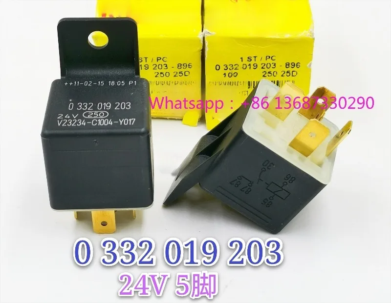 1PCS 033209203 relay V23234-C1004-Y017 24V 5-pin 30A relay
1PCS 033209203 relay V23234-C1004-Y017 24V 5-pin 30A relay