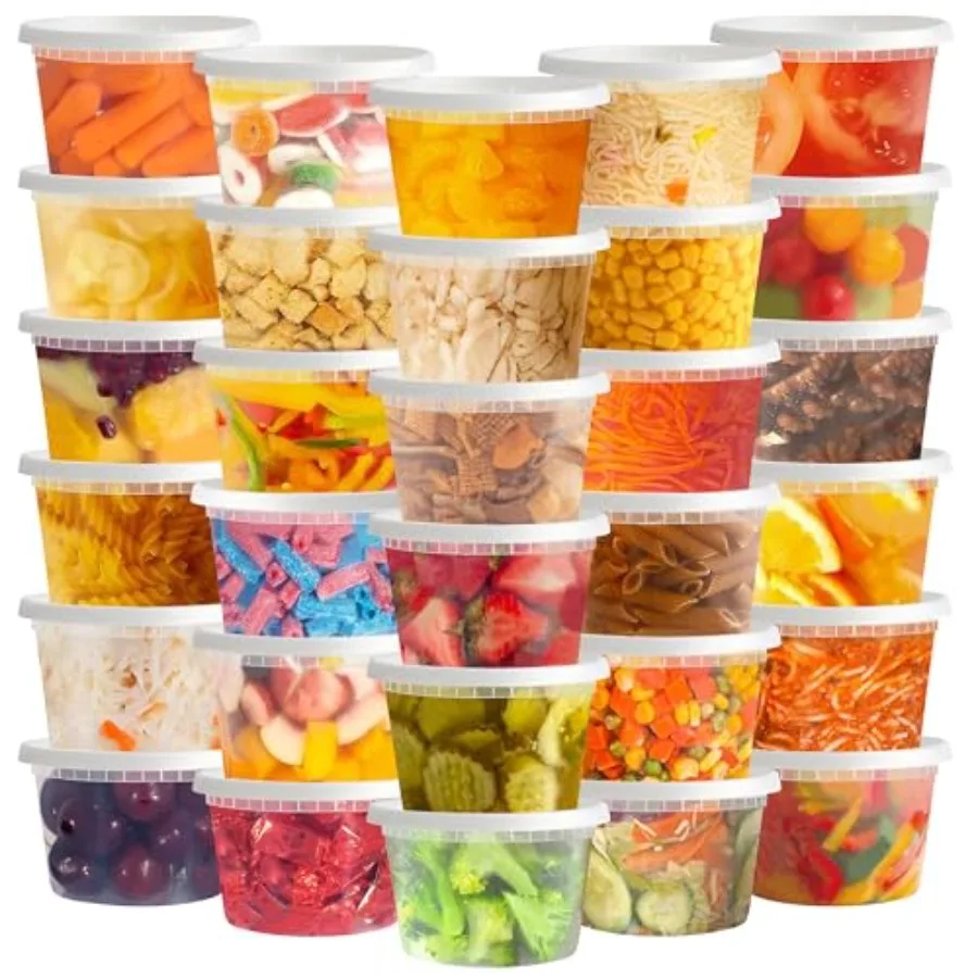 50 Sets 16 Oz Plastic Deli Containers with Lids - Food Storage Containers with Lids - Clear Airtight Meal Prep Containers, BPA
50 Sets 16 Oz Plastic Deli Containers with Lids - Food Storage Containers with Lids - Clear Airtight Meal Prep Containers, BPA