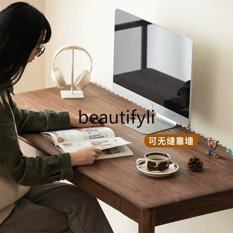 S7486teae North American Black Walnut Desk Home Bedroom Study Writing Office Computer Desk
S7486teae North American Black Walnut Desk Home Bedroom Study Writing Office Computer Desk