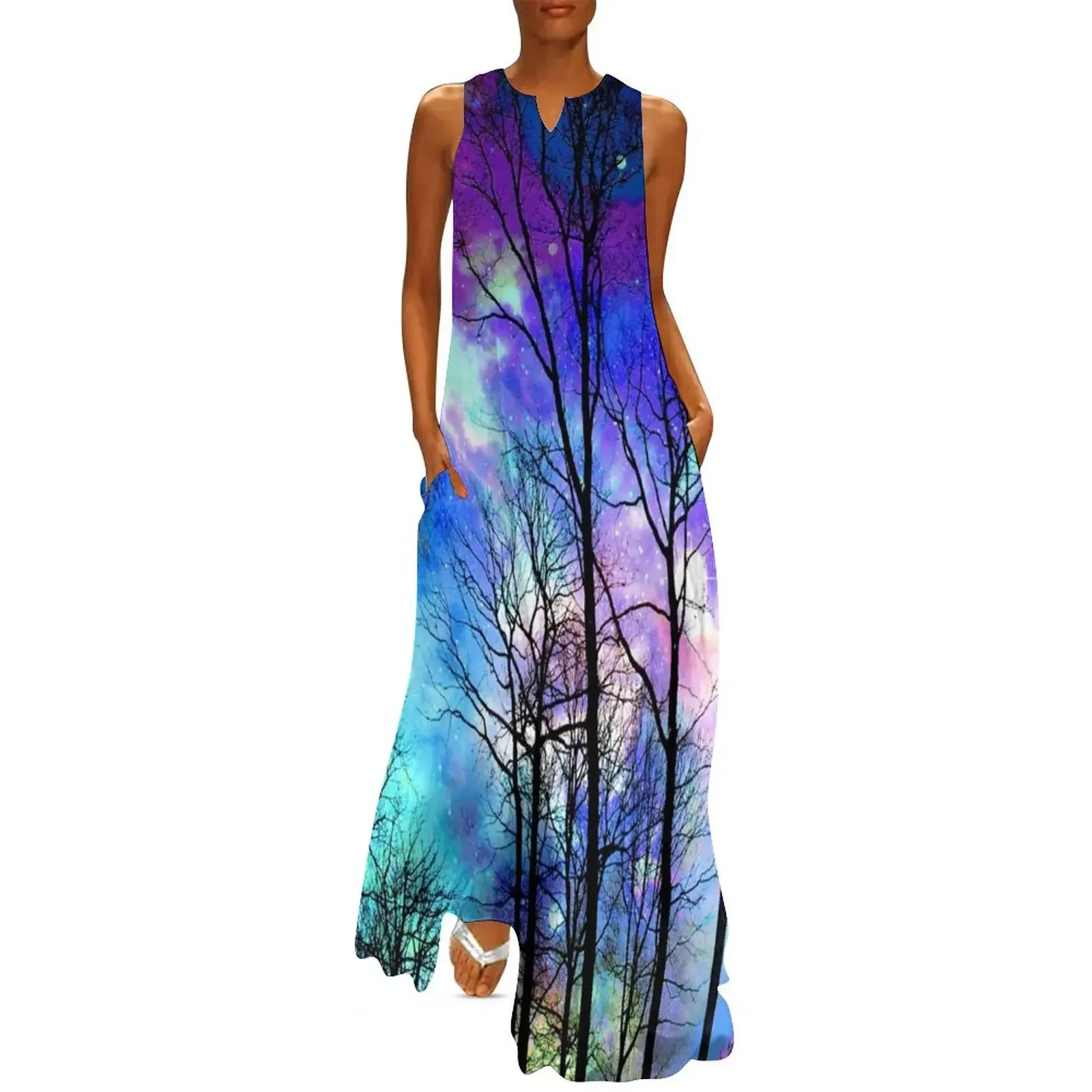 The purple sky Long Dress woman dress elegant women's dresses sale summer dress daily
The purple sky Long Dress woman dress elegant women's dresses sale summer dress daily