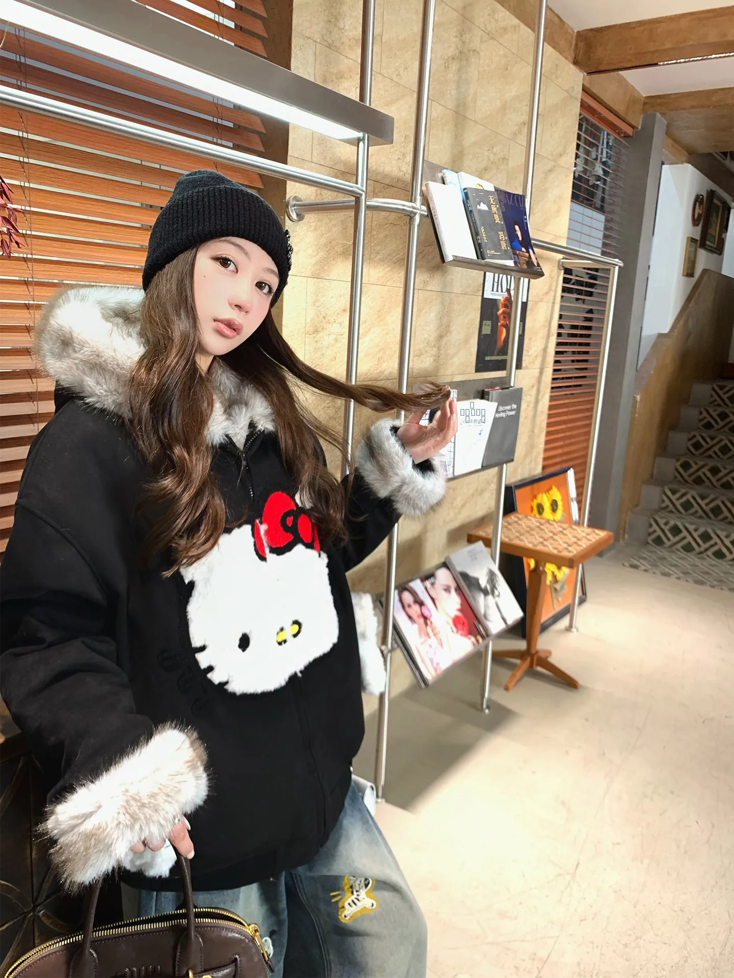 Зимнее женское пальто Xueke Bla Kit с меховым воротником, утепленное, свободного кроя, универсальное, на молнии, с длинными рукавами
Зимнее женское пальто Xueke Bla Kit с меховым воротником, утепленное, свободного кроя, универсальное, на молнии, с длинными рукавами