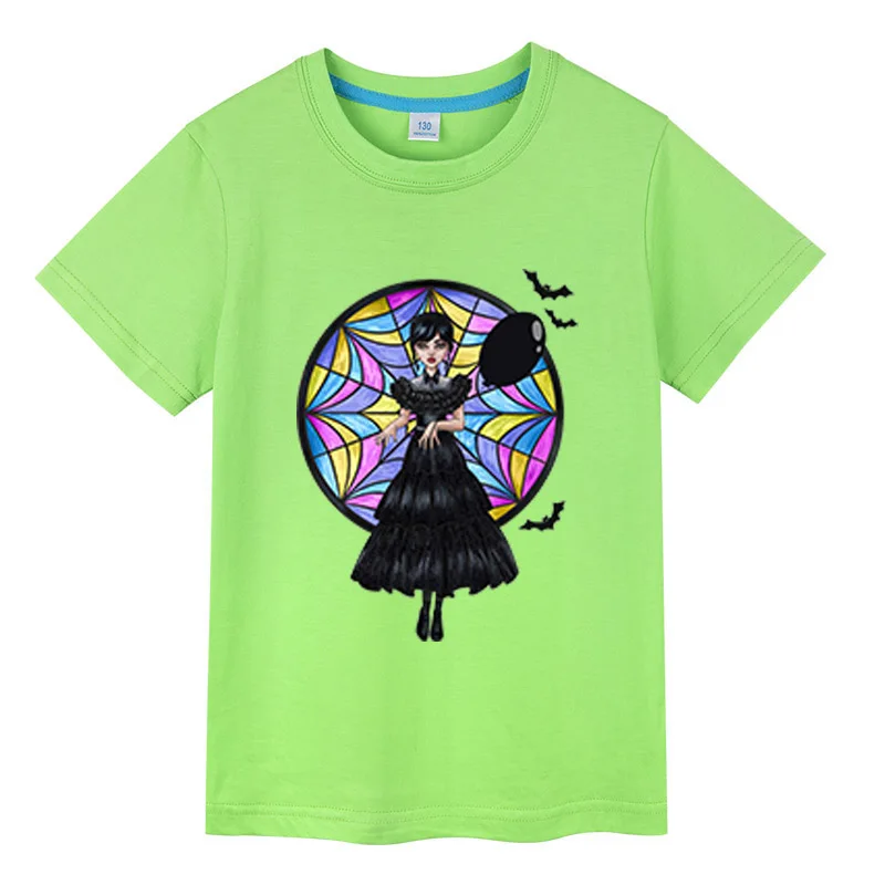 Boy Girl Short Sleeves T-Shirts Wednesday Printing Boy Kids T Shirt Summer Boy Baby T-Shirts Casual Children Clothing Top
Boy Girl Short Sleeves T-Shirts Wednesday Printing Boy Kids T Shirt Summer Boy Baby T-Shirts Casual Children Clothing Top