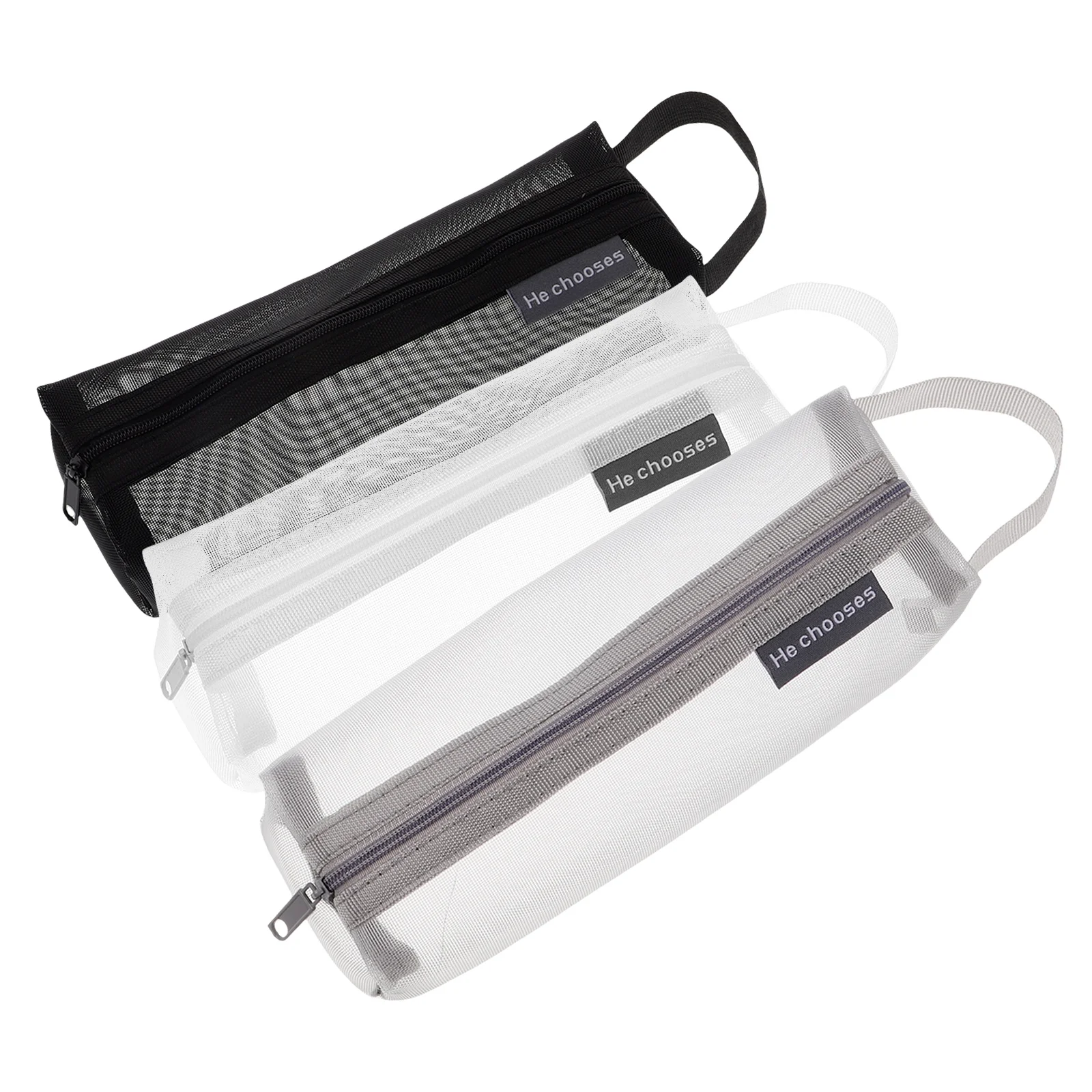 3 Pcs Compression Stationery Box Travel Pencil Case Classroom Mesh Clear Makeup Brush
3 Pcs Compression Stationery Box Travel Pencil Case Classroom Mesh Clear Makeup Brush