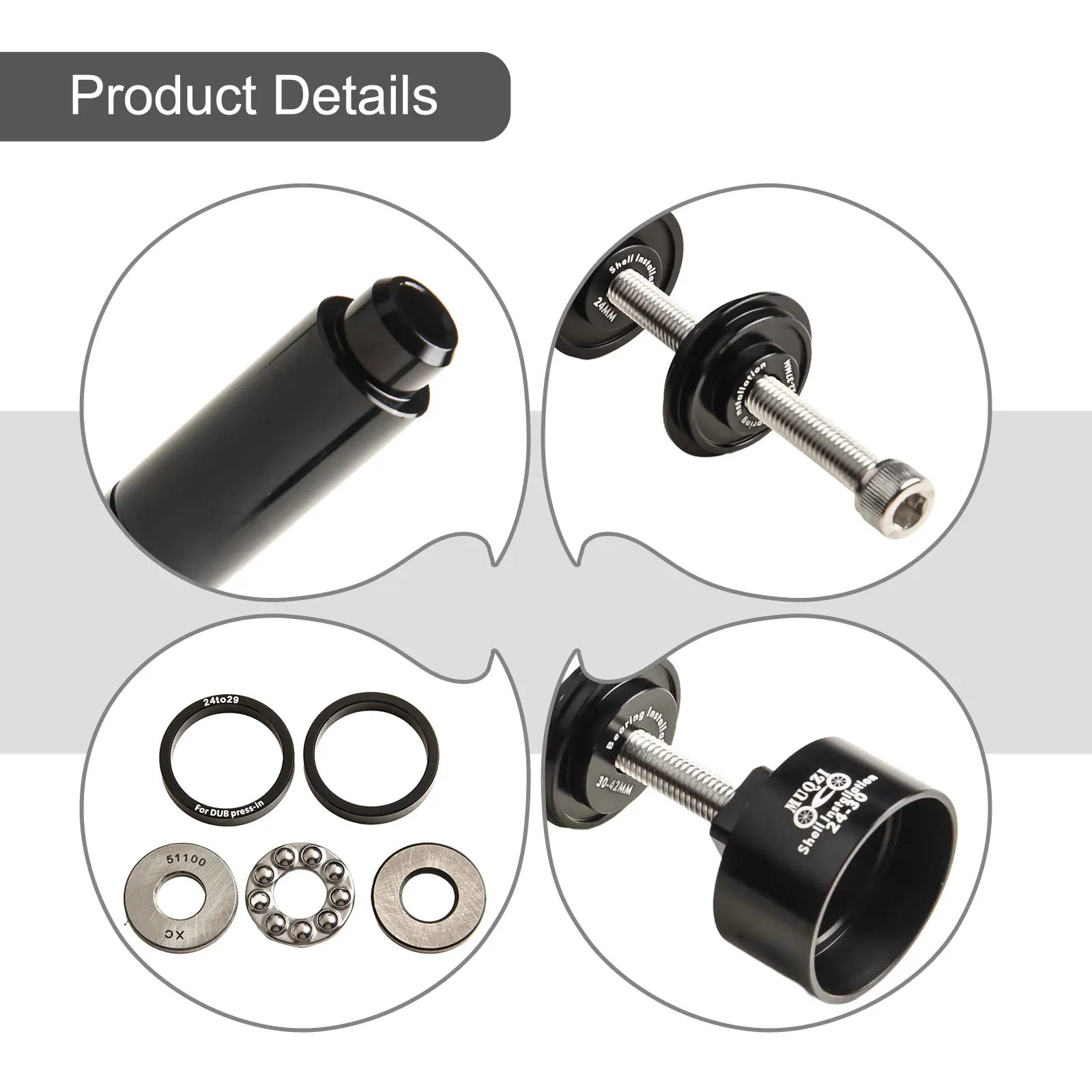 Axle Installation Tool Bicycle Bearing Tool Simple Operation Easy To Install High-strength Material Lightweight Design
Axle Installation Tool Bicycle Bearing Tool Simple Operation Easy To Install High-strength Material Lightweight Design