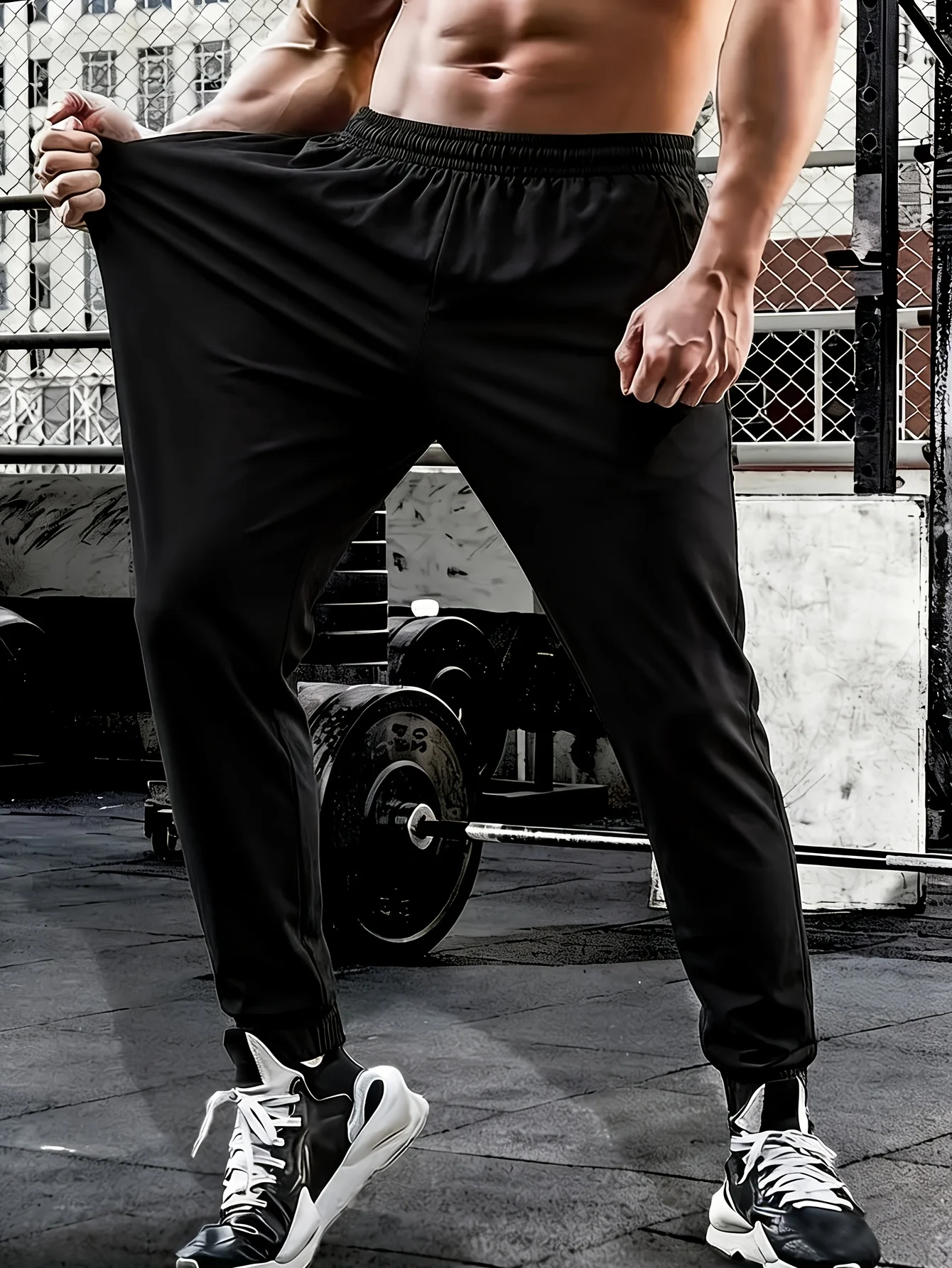 Men's Loose Fit Solid Color Sweat Absorbent Quick Dry Elastic Lightweight Trousers Summer Running Fitness Training Pants
Men's Loose Fit Solid Color Sweat Absorbent Quick Dry Elastic Lightweight Trousers Summer Running Fitness Training Pants