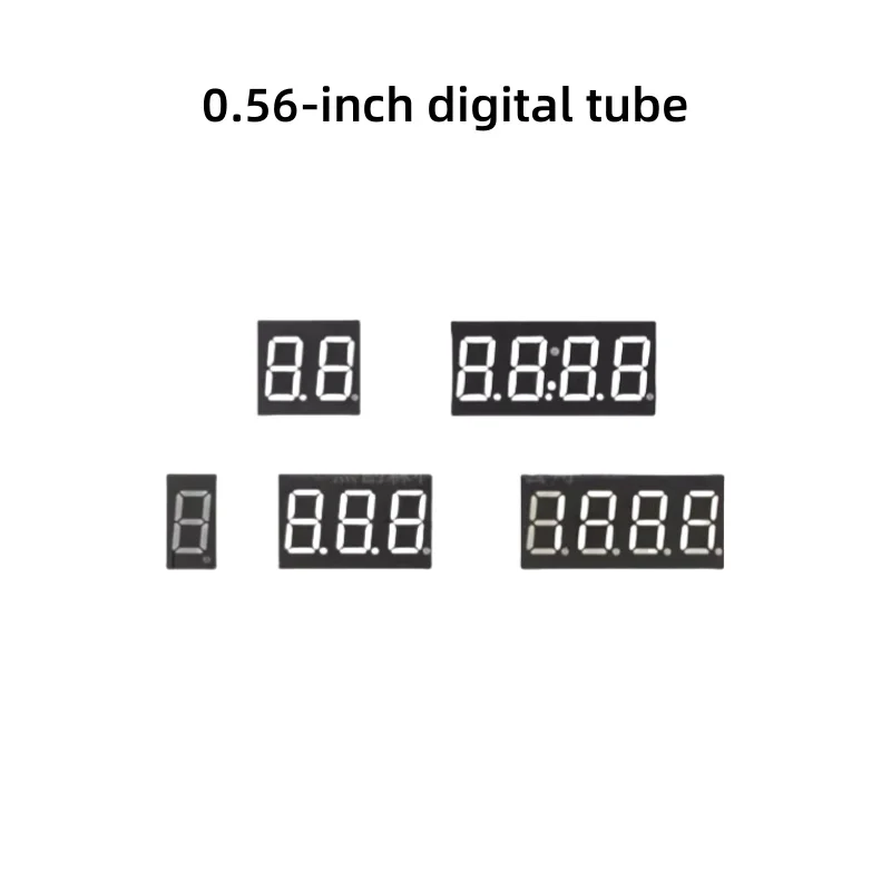 Digital Tube 0.56-Inch 1/2/3/4/5-Digit Common Cathode/Common Anode Red High-Brightness Digital Display Tube Clock
Digital Tube 0.56-Inch 1/2/3/4/5-Digit Common Cathode/Common Anode Red High-Brightness Digital Display Tube Clock