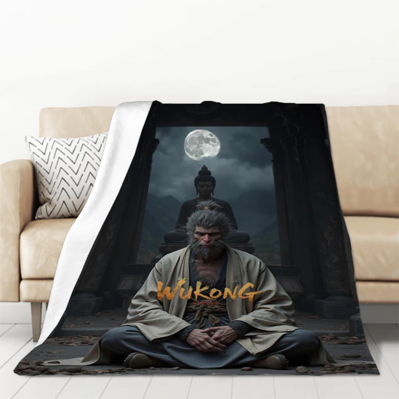 1PC Game Black Myth WuKong Throw Thick Blanket Fluffy Bed Blankets for Decorative Sofa Microfiber Bedding Knee Fleece Soft Nap
1PC Game Black Myth WuKong Throw Thick Blanket Fluffy Bed Blankets for Decorative Sofa Microfiber Bedding Knee Fleece Soft Nap