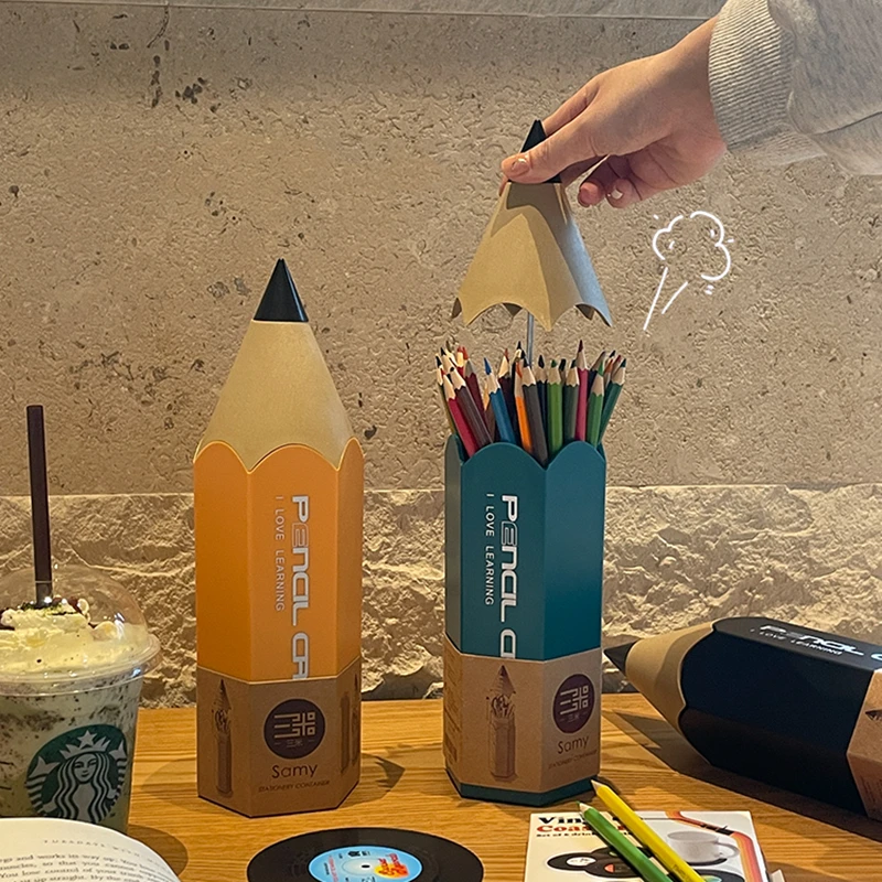 Big Pencil Shape Pen Holder Stationery Container Case Dustproof Drawer Office School Table Organizer School F7094
Big Pencil Shape Pen Holder Stationery Container Case Dustproof Drawer Office School Table Organizer School F7094