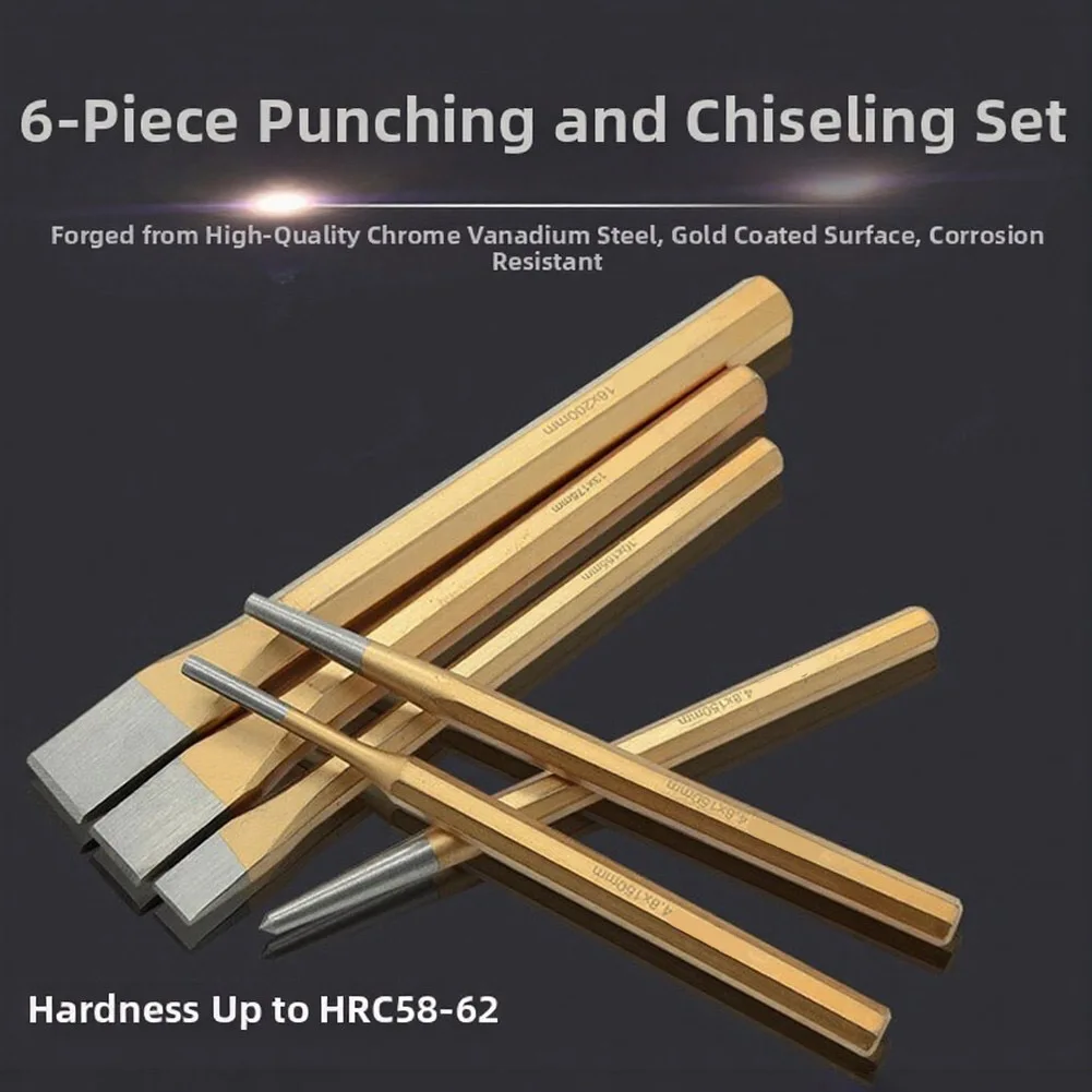 Professional Grade 6 Piece Chisel Set with Flat Pointed and Multi Purpose Tools for Masonry and Demolition Jobs
Professional Grade 6 Piece Chisel Set with Flat Pointed and Multi Purpose Tools for Masonry and Demolition Jobs