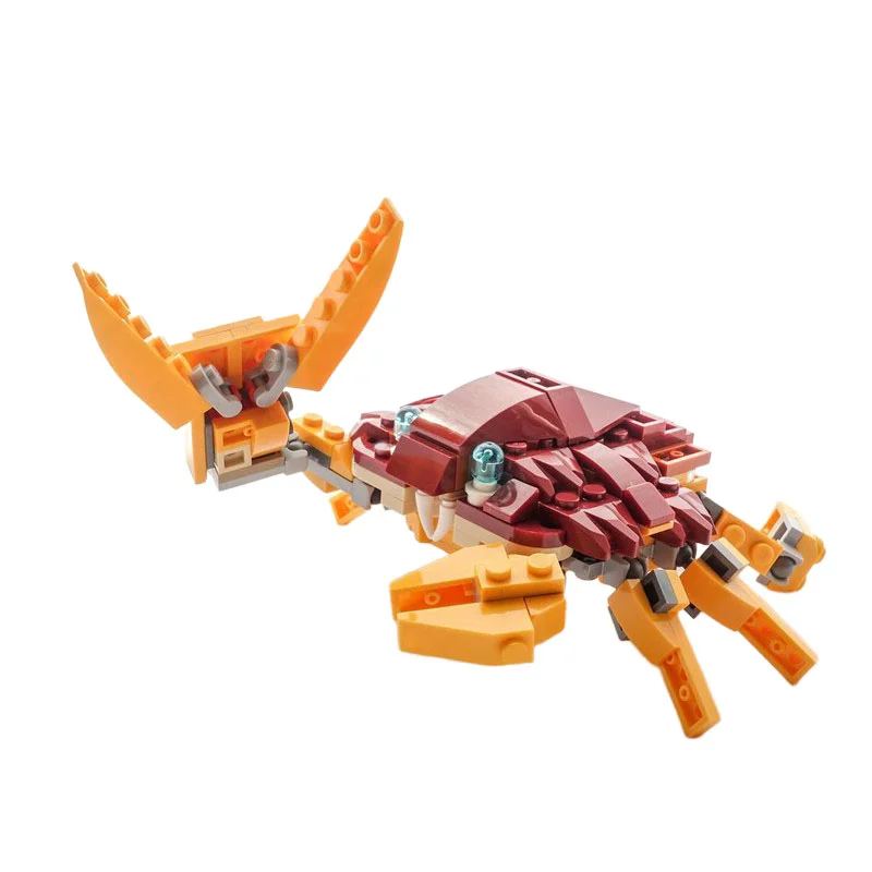183 шт. MOC детские строительные блоки краб креативная игрушка подарок на день рождения и Рождество развивающие кирпичи
183 шт. MOC детские строительные блоки краб креативная игрушка подарок на день рождения и Рождество развивающие кирпичи