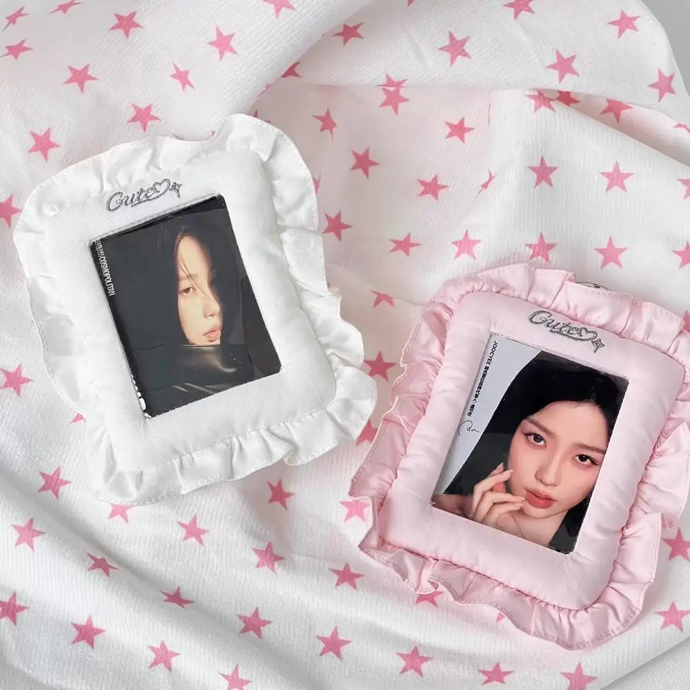 Korean Photocard Holder Sweet Girl Photo Card Case 3 Inch Idol Photo Card Holder Creative Pillow Design Card Sleeves Bag Pendant
Korean Photocard Holder Sweet Girl Photo Card Case 3 Inch Idol Photo Card Holder Creative Pillow Design Card Sleeves Bag Pendant
