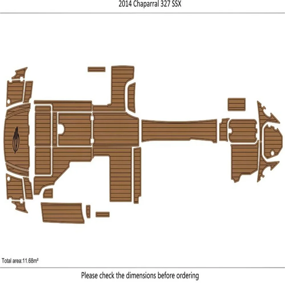 2014 Chaparral 327 SSX cockpit & Swim Platform 1/4" 6mm EVA Teak deck floor SeaDek MarineMat Gatorstep Style Self Adhesive
2014 Chaparral 327 SSX cockpit & Swim Platform 1/4" 6mm EVA Teak deck floor SeaDek MarineMat Gatorstep Style Self Adhesive