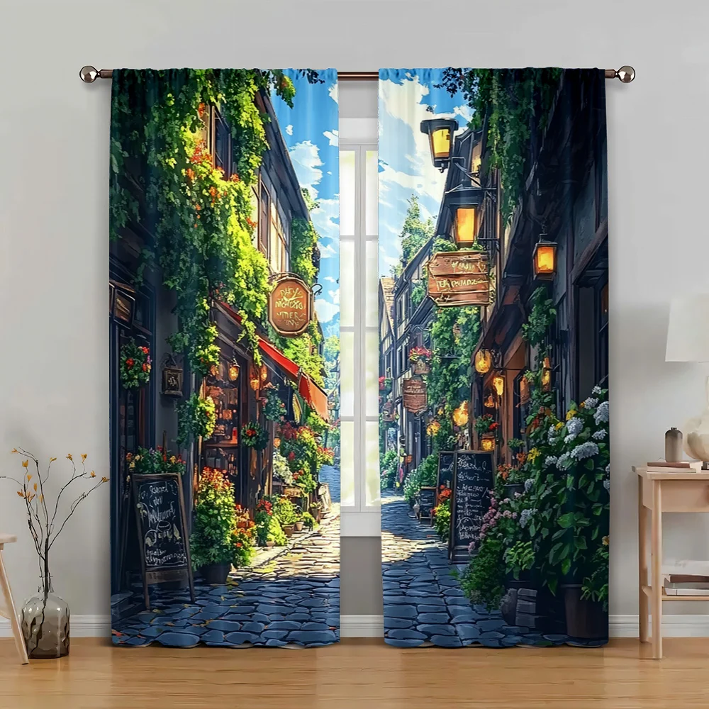 2pc, Curtains Japanese city anime street scene Durable Polyester,Without Electricity Holiday Decorations for Indoor Use bedroom
2pc, Curtains Japanese city anime street scene Durable Polyester,Without Electricity Holiday Decorations for Indoor Use bedroom