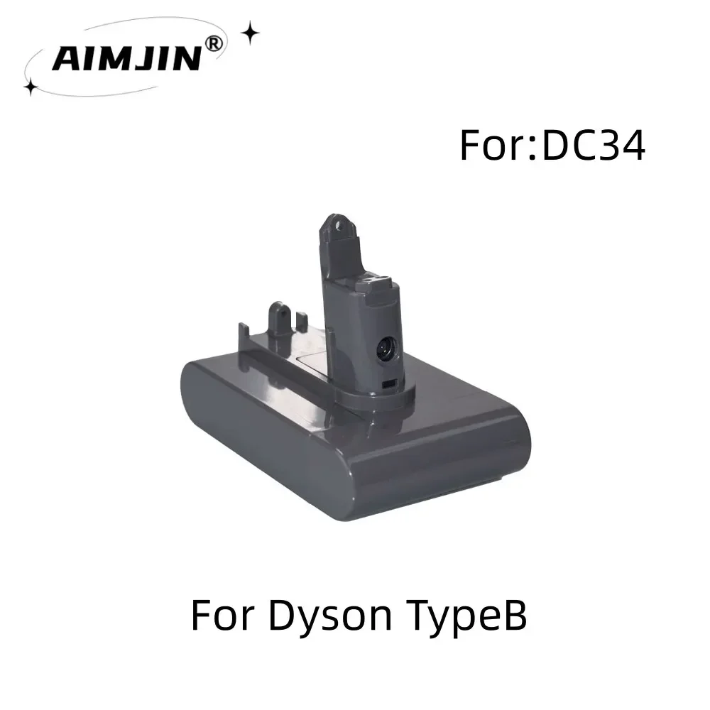 For Dyson TypeB DC34 22.2V 4000/5000/6000mAh Lithium-Ion Vacuum Cleaner Battery for Dyson DC34 DC35 Type B Series
For Dyson TypeB DC34 22.2V 4000/5000/6000mAh Lithium-Ion Vacuum Cleaner Battery for Dyson DC34 DC35 Type B Series