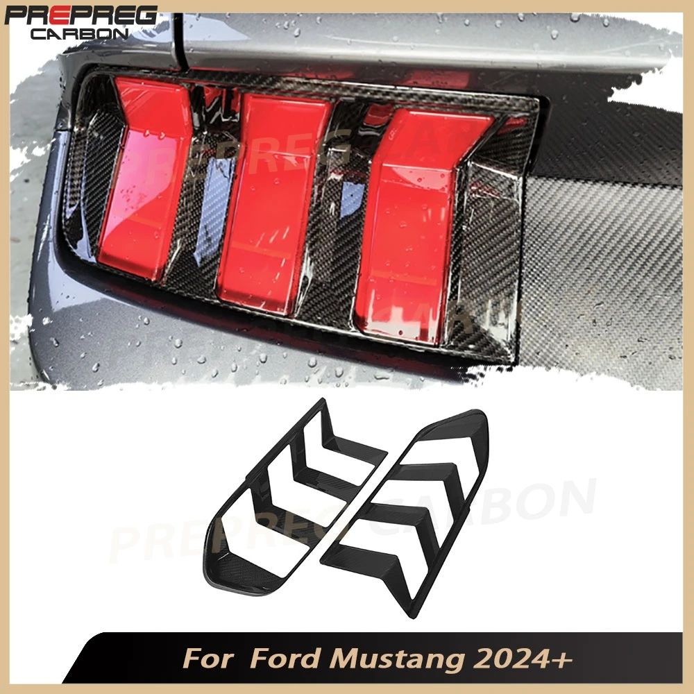 for Ford Mustang 2024+ Carbon Fiber Rear Taillight Lamp Cover Trim Rear Taillight Decoration Exterior Accessories
for Ford Mustang 2024+ Carbon Fiber Rear Taillight Lamp Cover Trim Rear Taillight Decoration Exterior Accessories