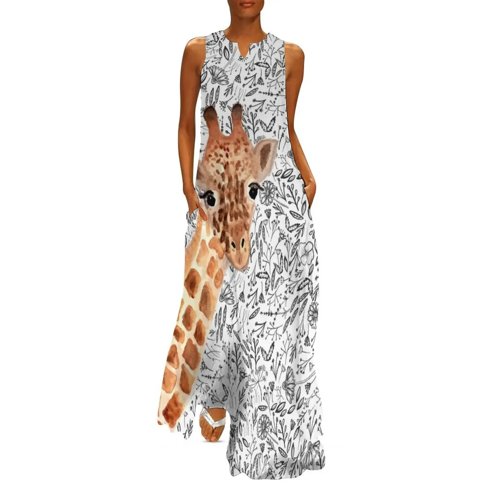 Watercolor Giraffe Long Dress Women's skirt summer clothes for women Bridesmaid dress woman dresses for womens 2025
Watercolor Giraffe Long Dress Women's skirt summer clothes for women Bridesmaid dress woman dresses for womens 2025