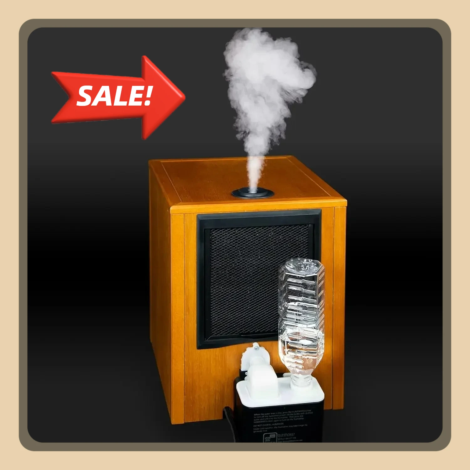 1500-Watt Portable Space Heater with Humidifier 
1500-Watt Portable Space Heater with Humidifier